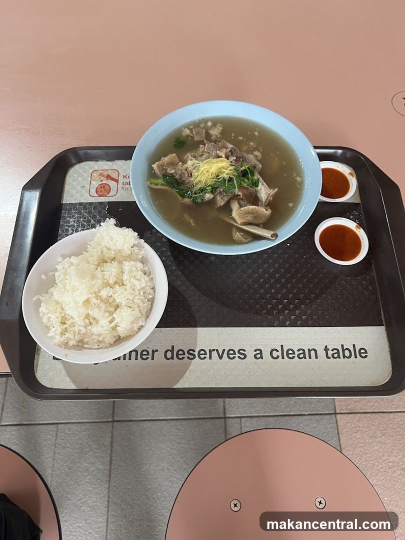 Pork Rib Soup with Rice