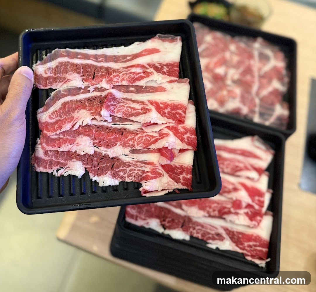 Thinly Sliced Raw Beef