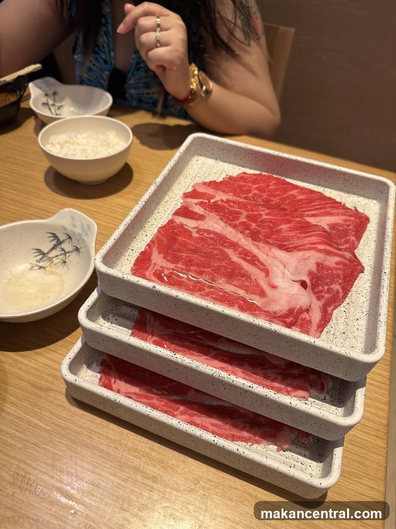 Thinly Sliced Raw Beef