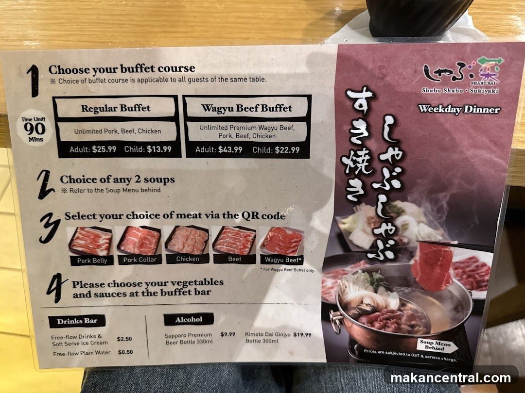 Shabu Shabu Sukiyaki Weekday Dinner
