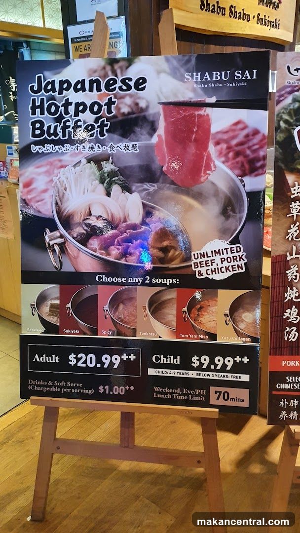 Japanese Hotpot Buffet Advertisement