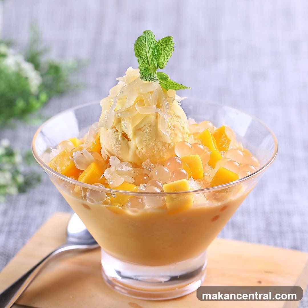 Mango Ice Cream Dessert