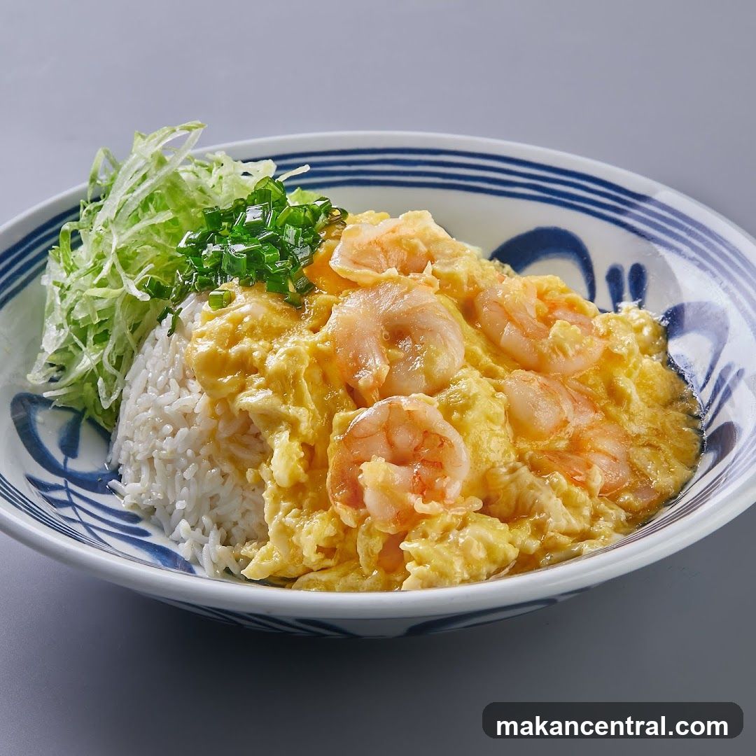 Shrimp and Egg Rice Bowl