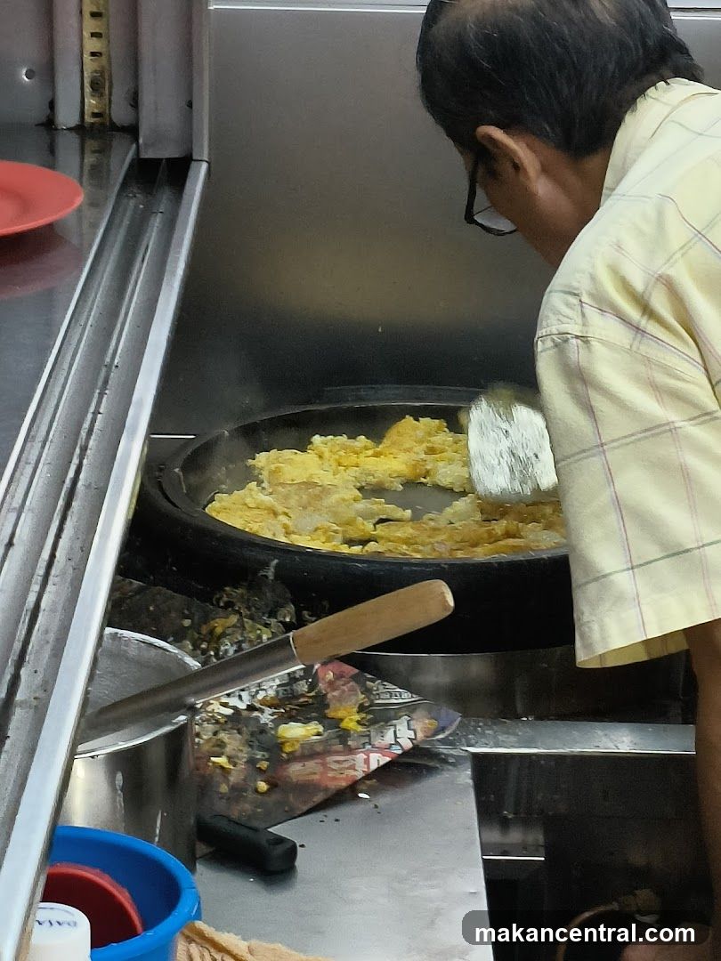 Cook preparing food