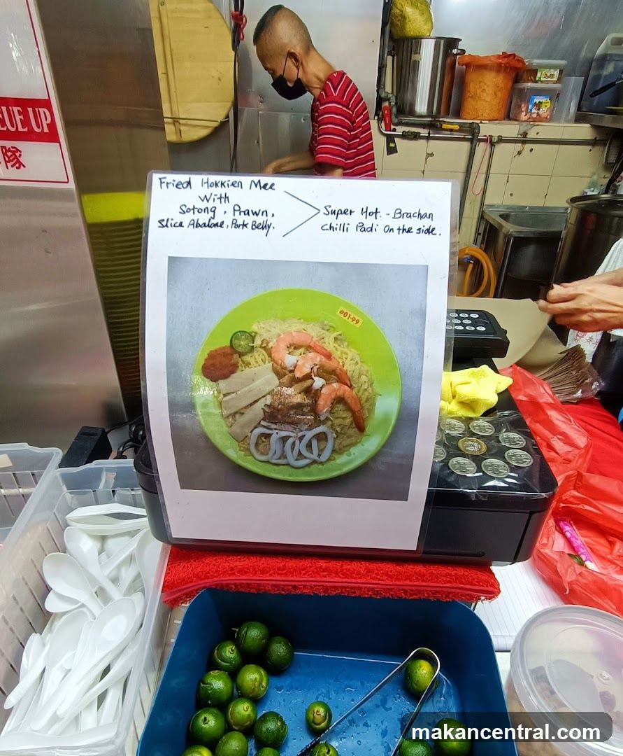 Fried Hokkien Mee Menu