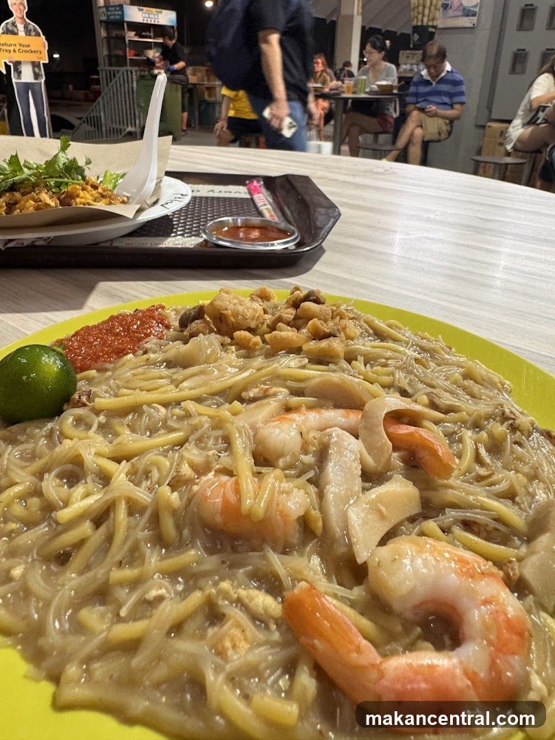 Noodles with Shrimp and Other Toppings