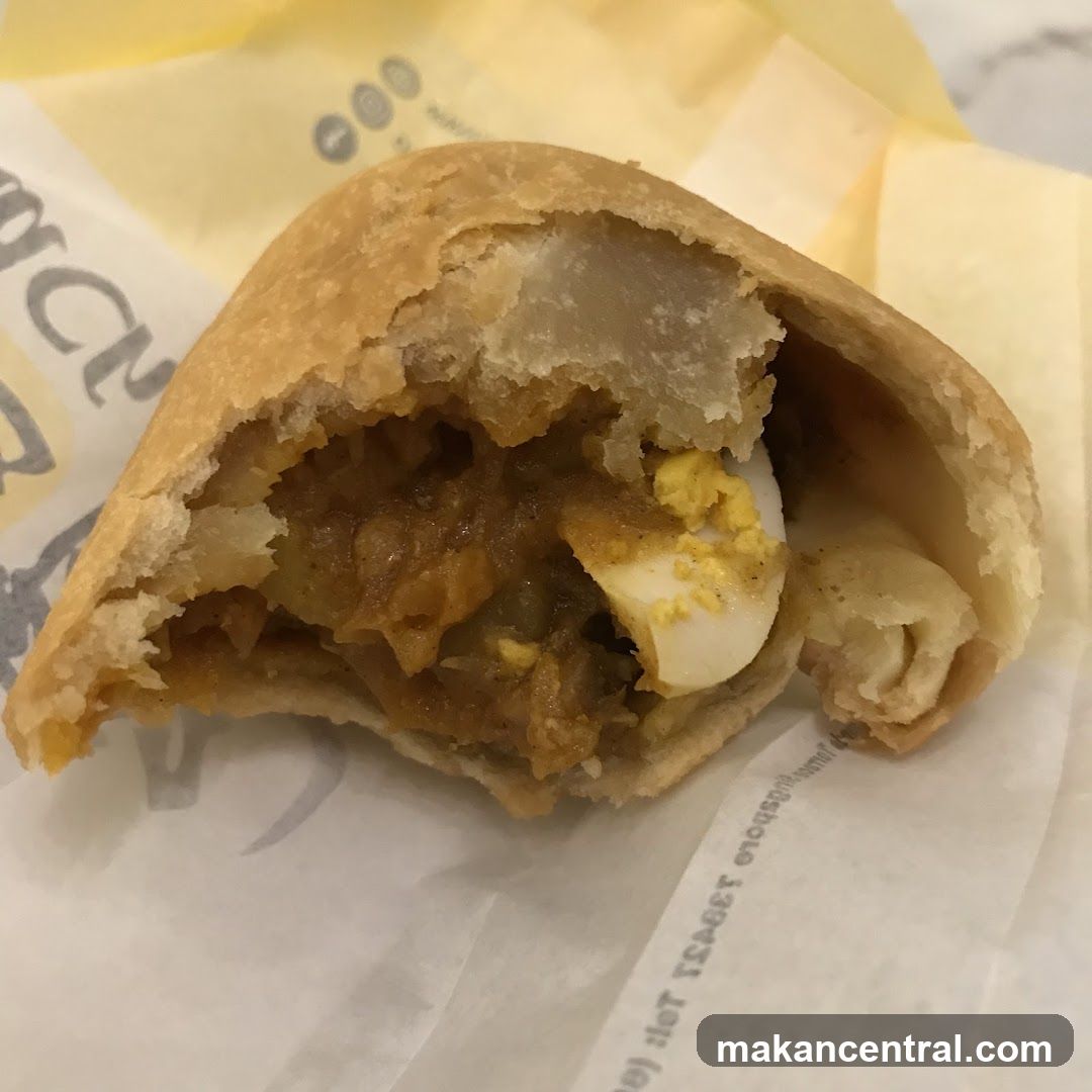Curried Pastry with Egg