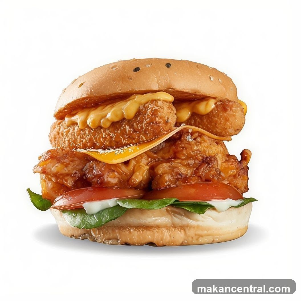 Double Chicken Burger