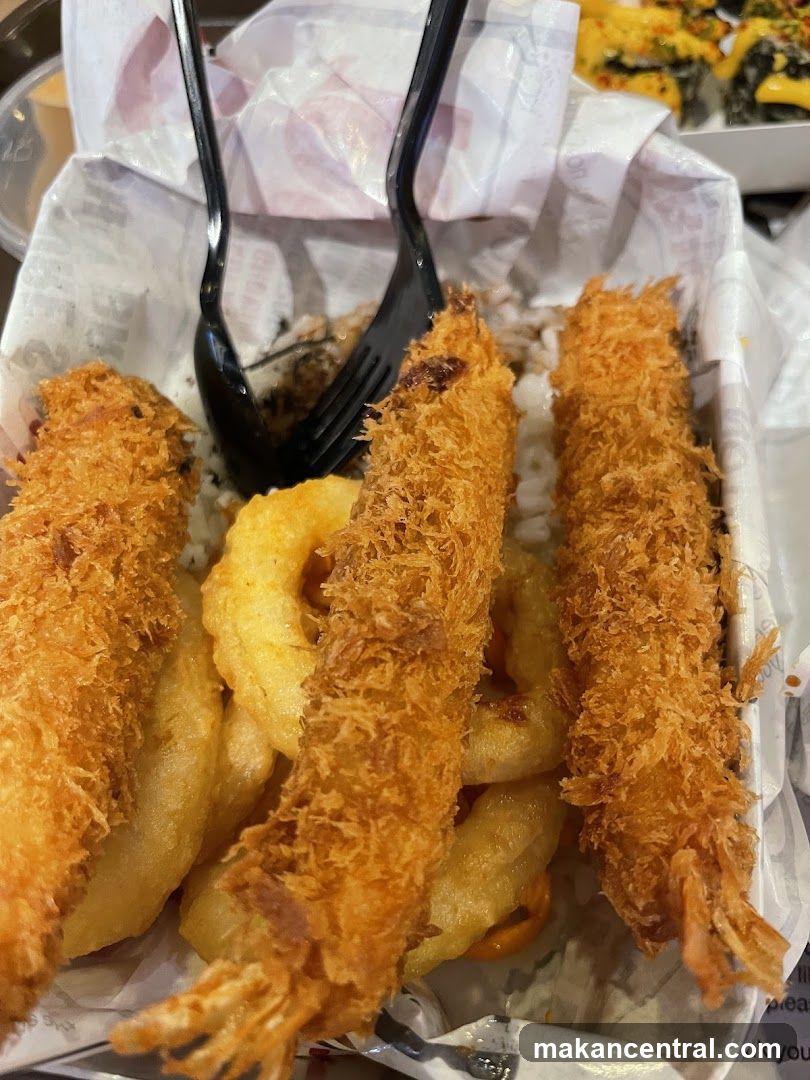 Fried Shrimp and Onion Rings