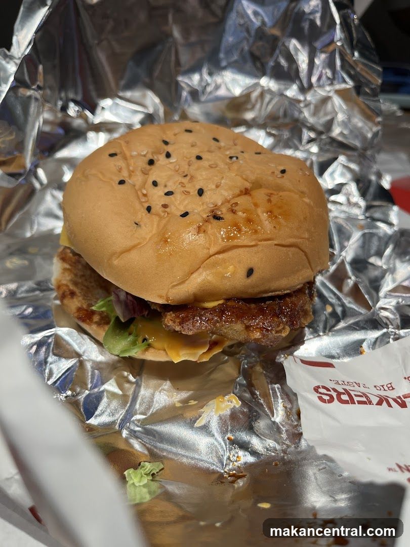 Burger in Foil