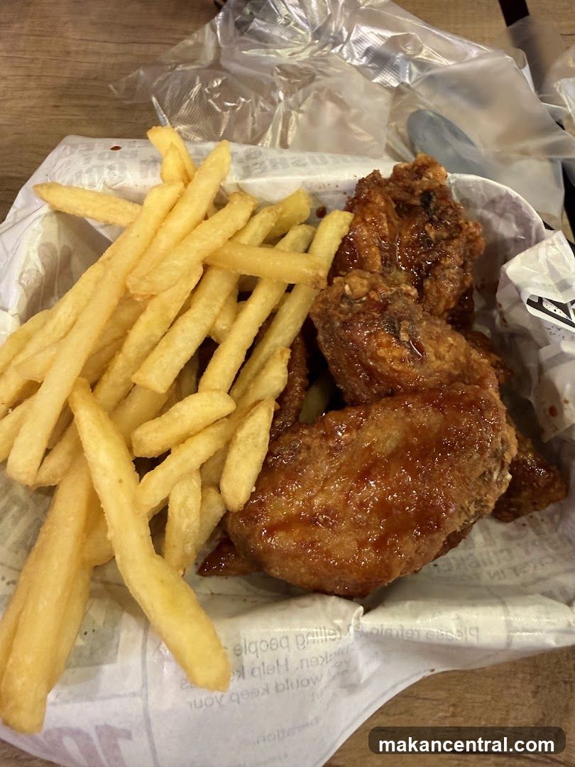 Fried Chicken and Fries