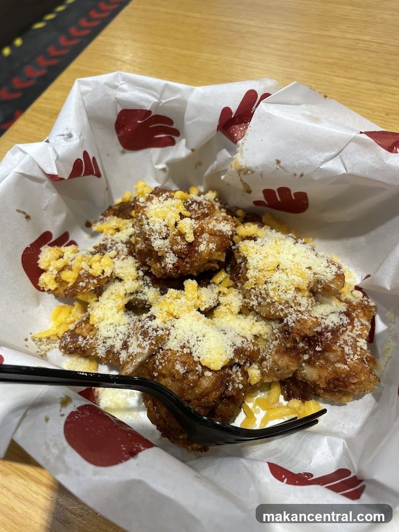Chicken wings with cheese