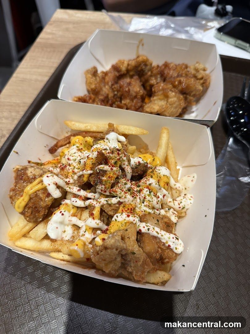 Fried Chicken and Fries