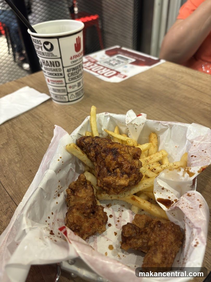 Fried Chicken and Fries