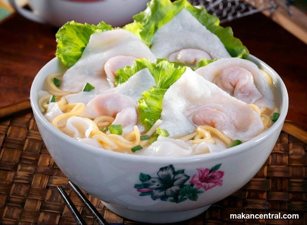 Noodle Soup with Fish Dumplings