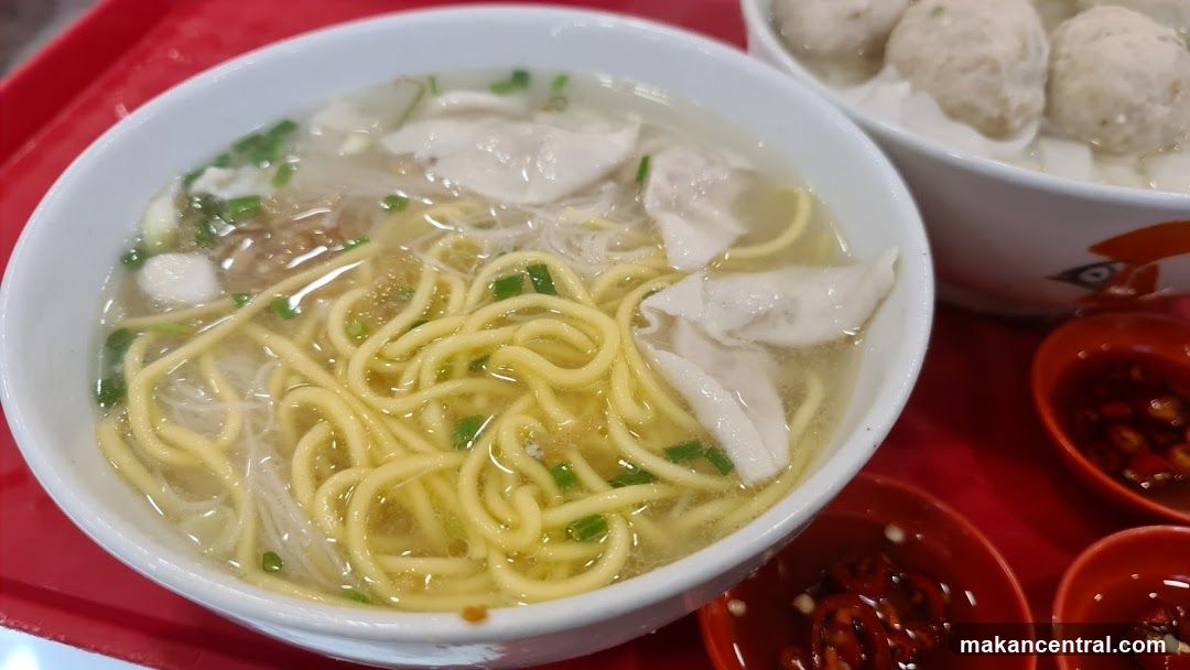 Noodle Soup with Dumplings