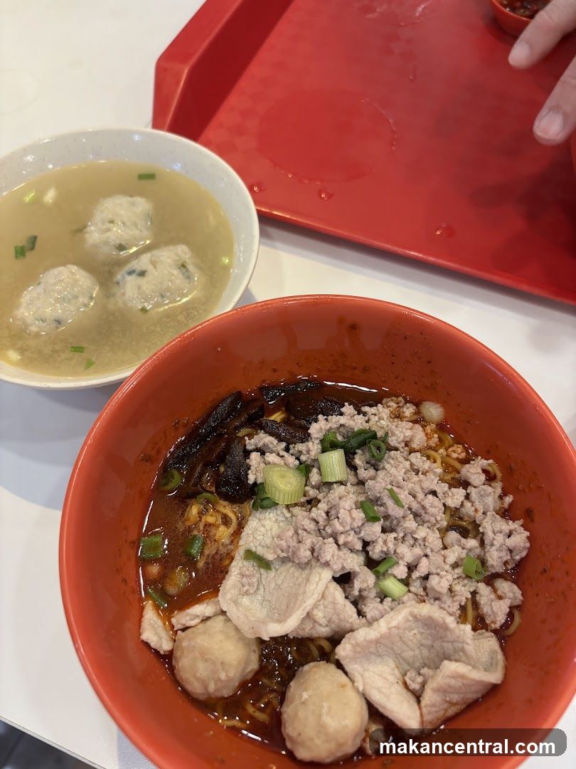 Noodles with Meat and Soup