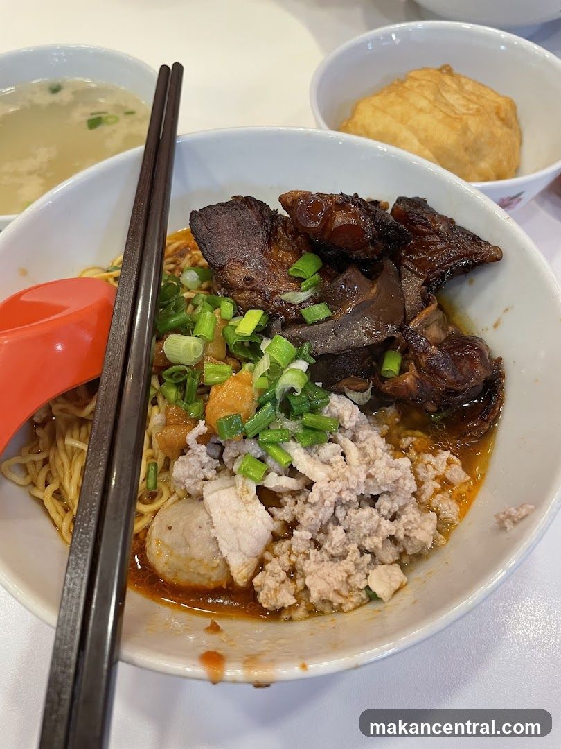 Noodles with Meat and Broth