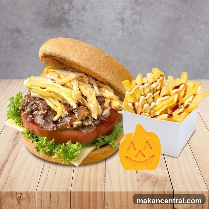 Burger and Fries