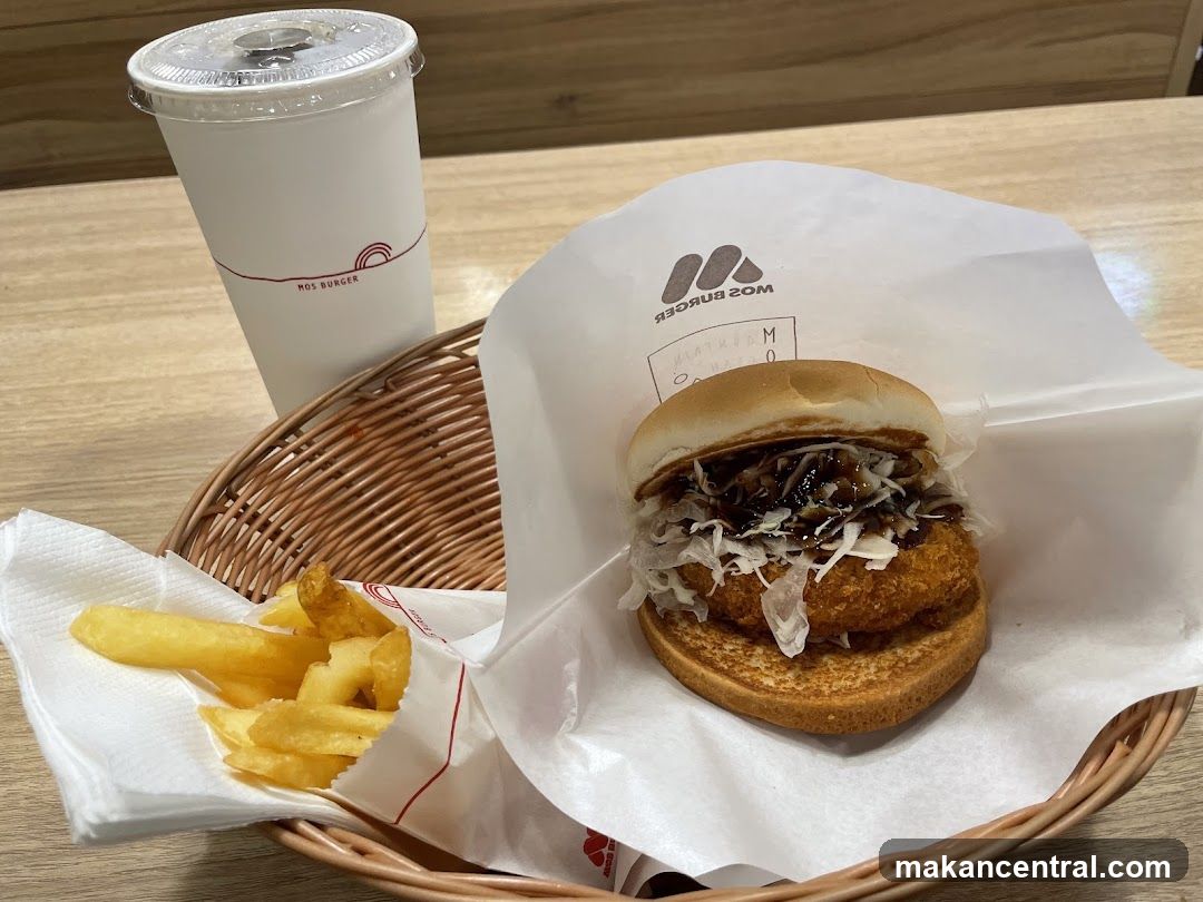 Burger, Fries, and Drink