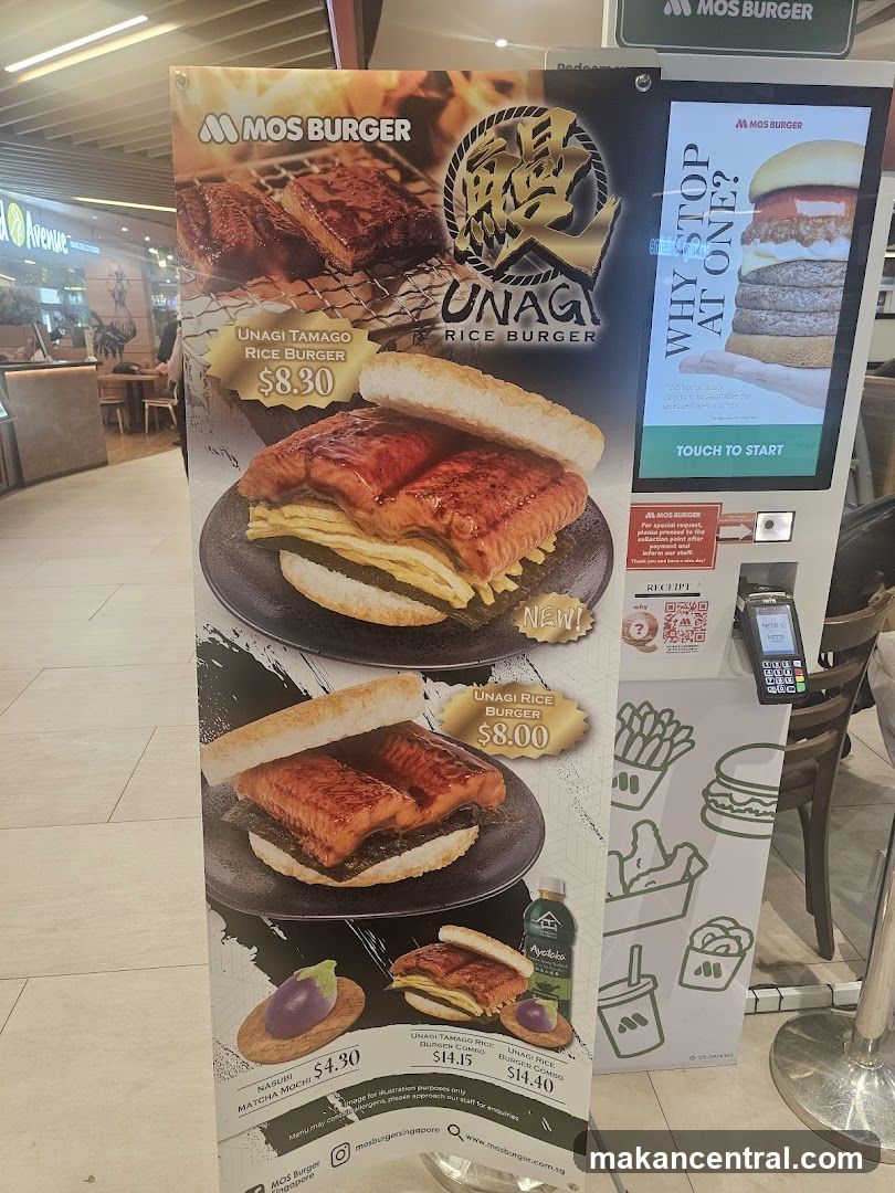 MOS Burger Unagi Rice Burger Promotion