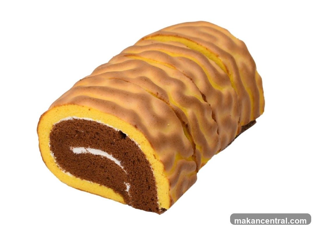 Chocolate Swiss Roll Cake