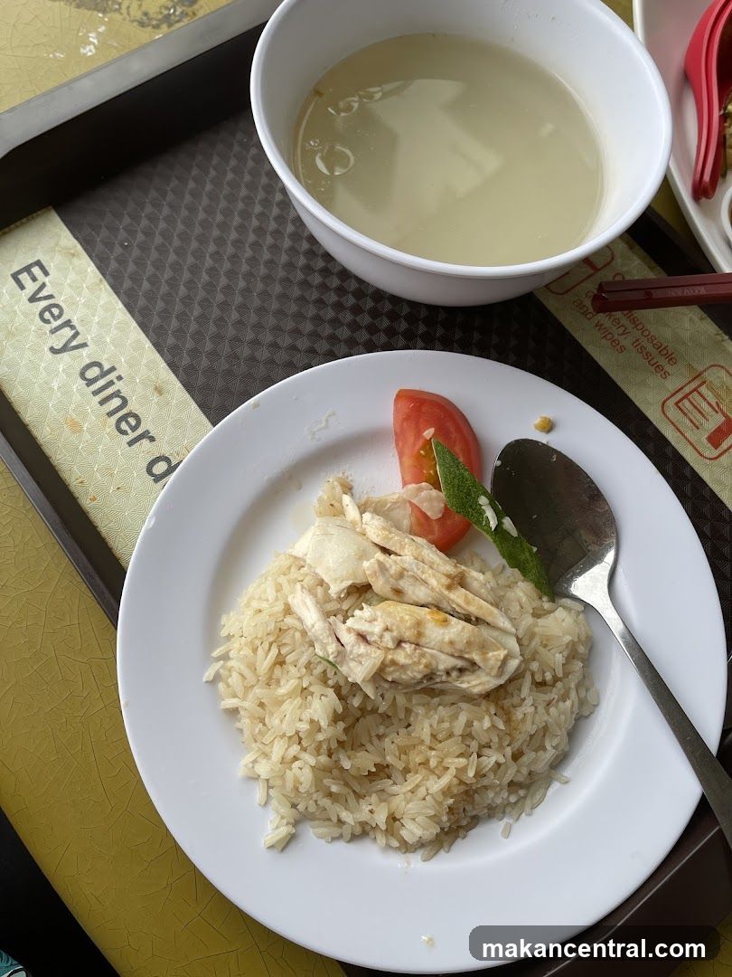 Chicken Rice with Soup