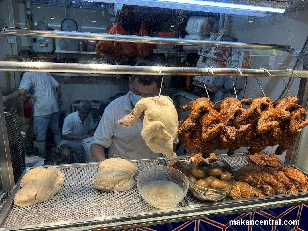 Cooked Chickens and Other Food Items