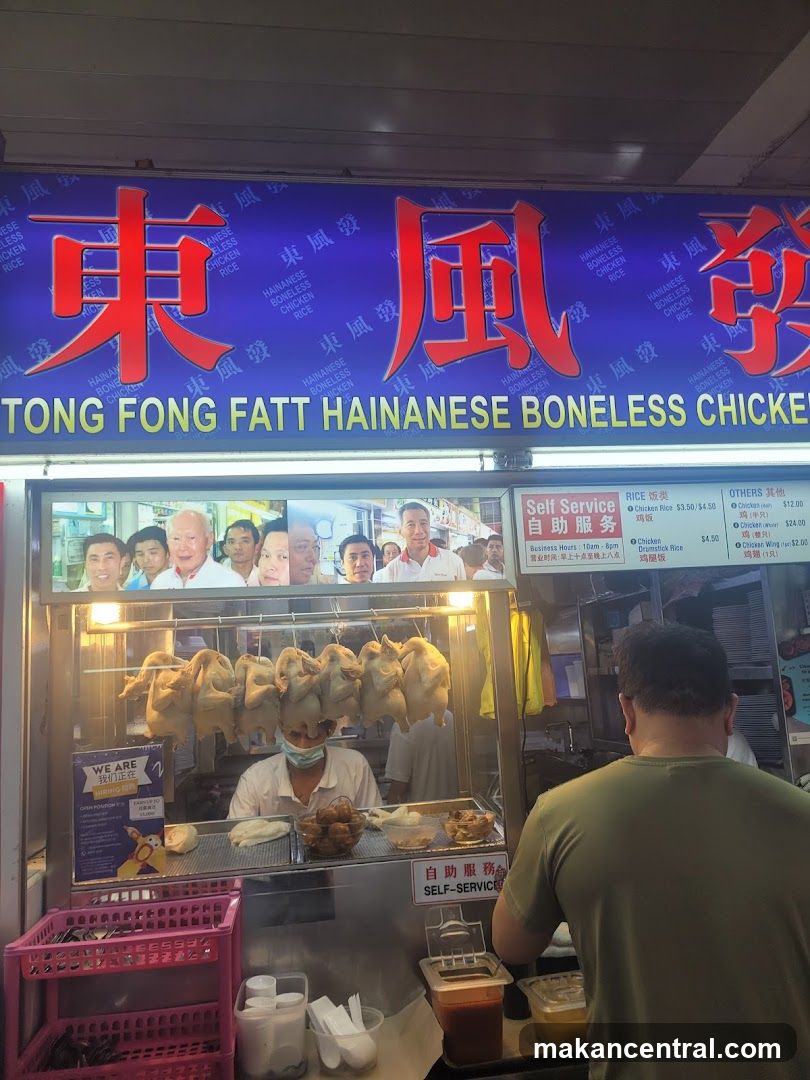 Hainanese Boneless Chicken Rice Stall