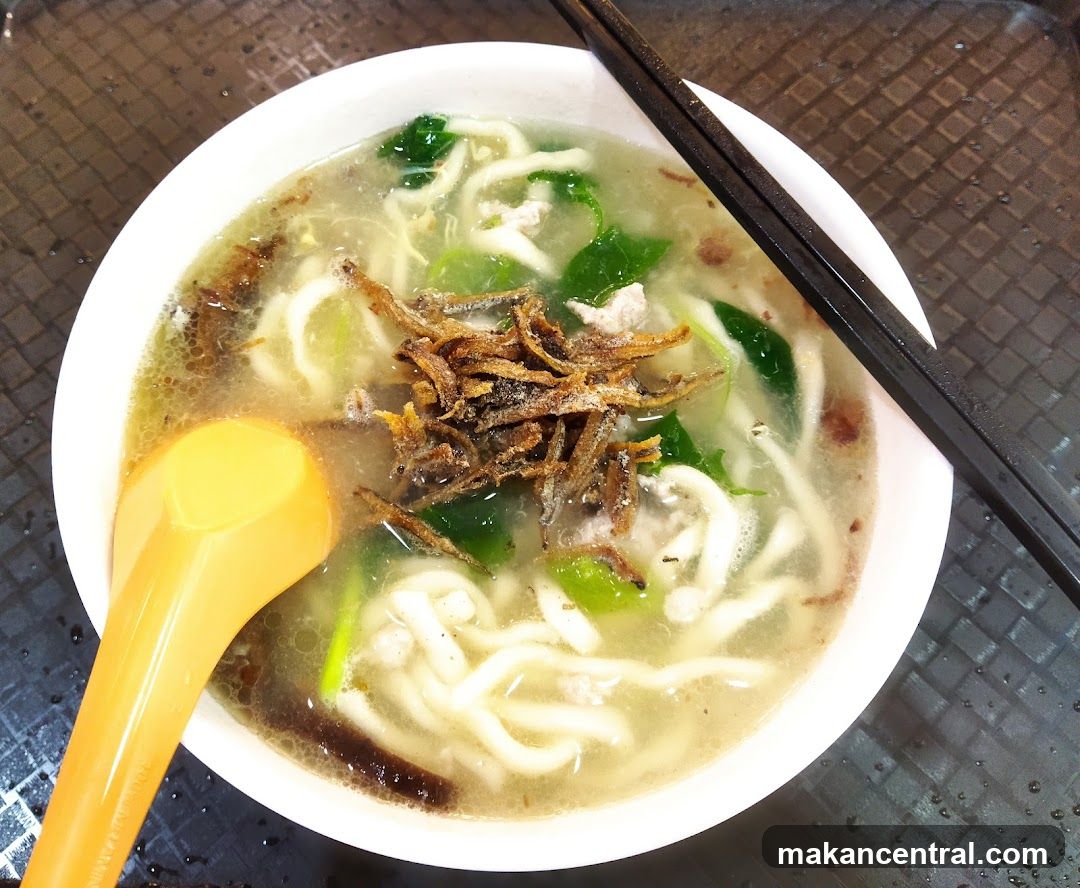 Noodle Soup with Anchovies