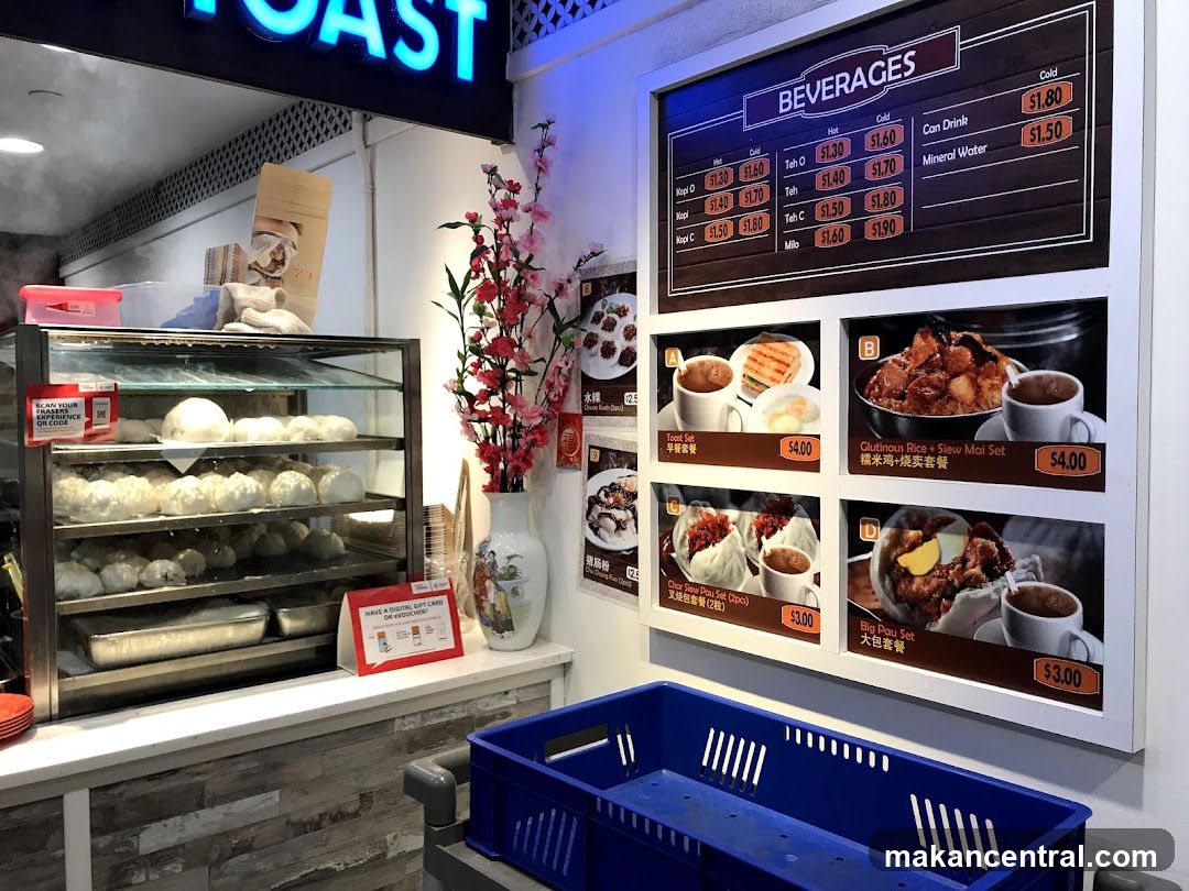 Food Stall Menu and Display