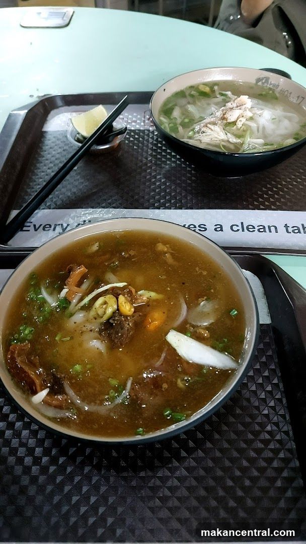 Two bowls of noodle soup