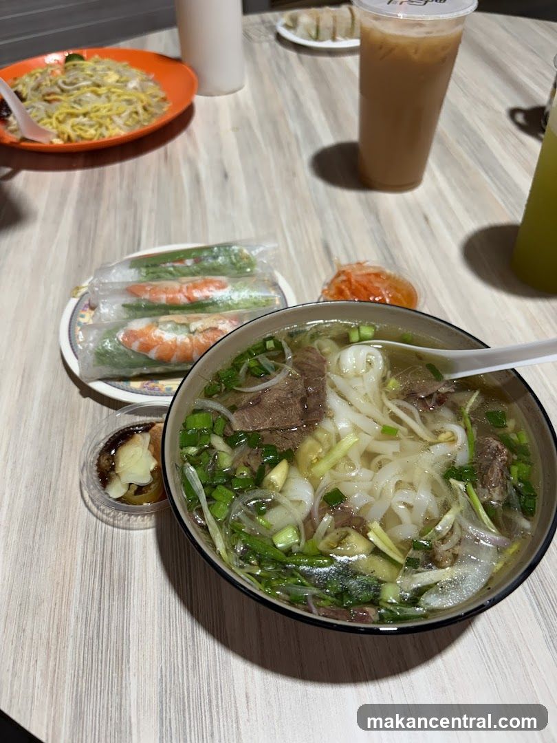 Vietnamese Food Spread