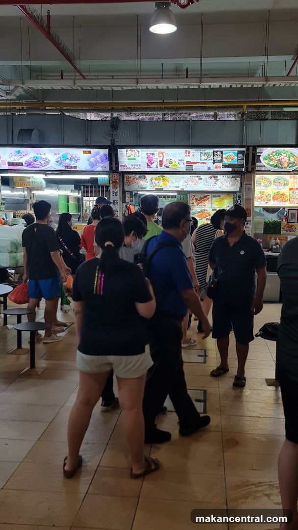 Food stalls in a hawker center