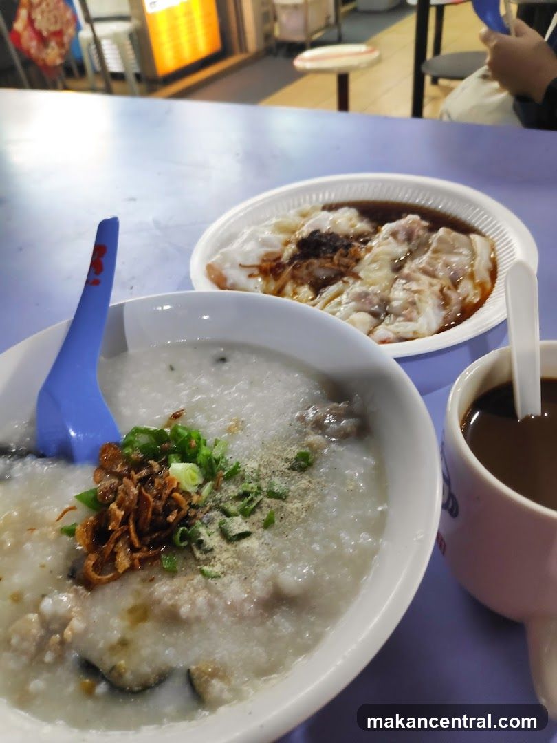 Congee and Chee Cheong Fun
