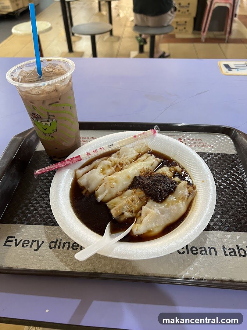 Food and Drink on Tray
