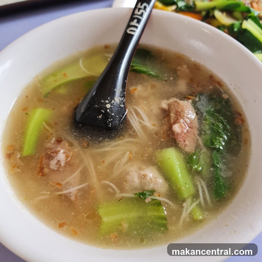 Noodle Soup with Pork and Vegetables