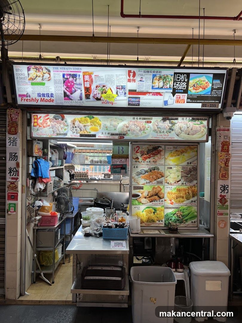 Food Stall Menu and Display