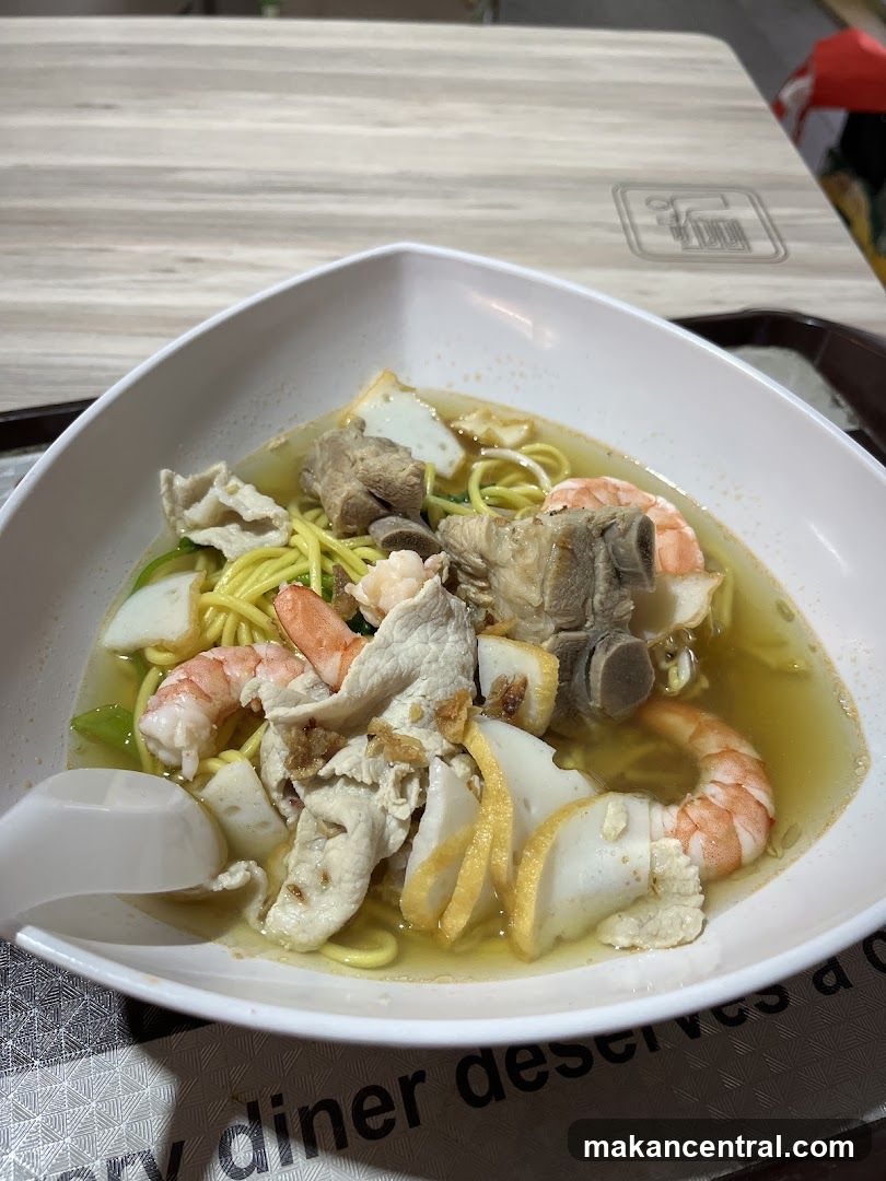 Noodle Soup with Shrimp and Pork