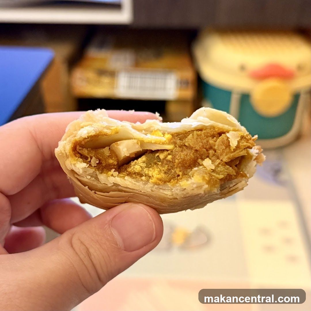 Close-up of a Curry Puff