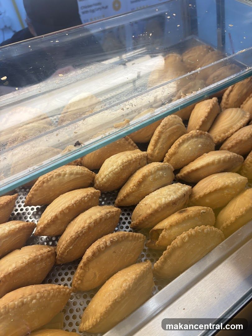 Pastries in a Display Case