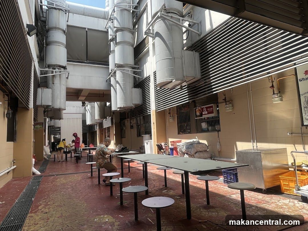 Outdoor Seating Area with Large Pipes