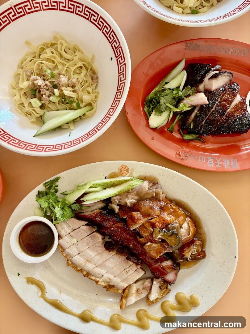 Assorted Roasted Meats with Noodles