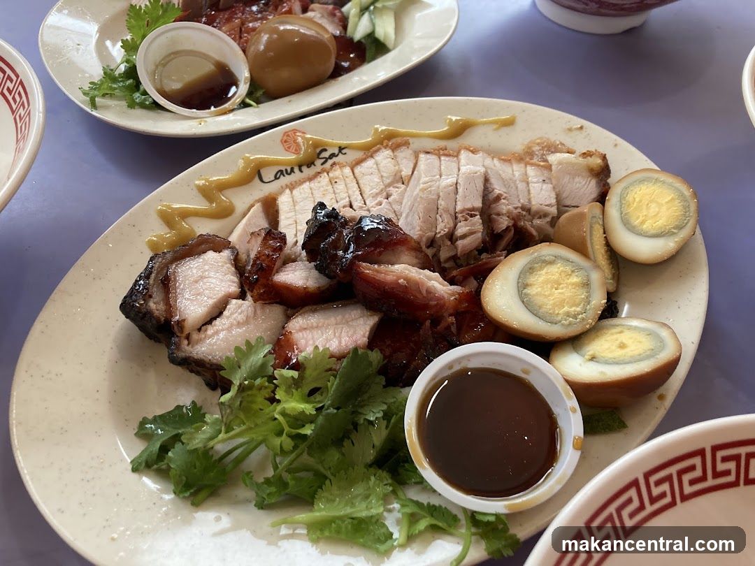 Platter of Roasted Meats and Eggs
