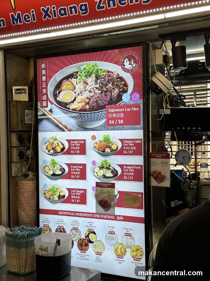 New Mei Xiang Authentic Lor Mee Menu