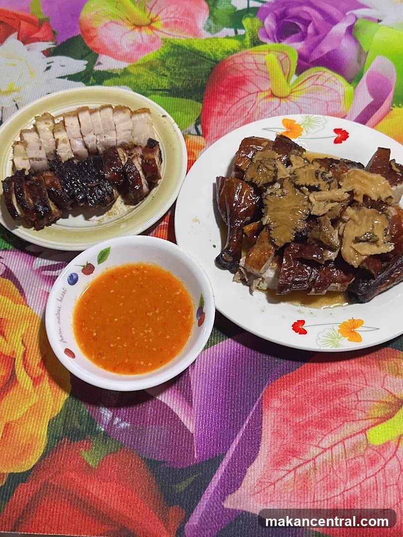 Roast Meats and Dipping Sauce