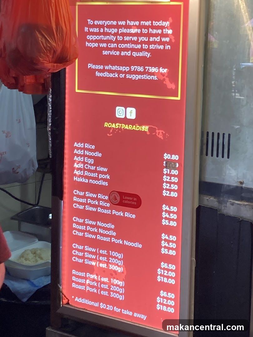 ROASTPARADISE Menu