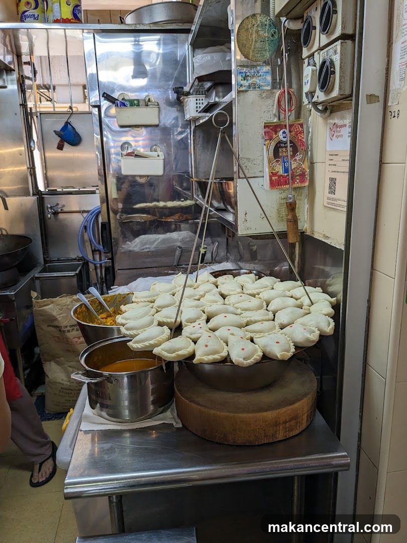 Curry Puffs Being Prepared