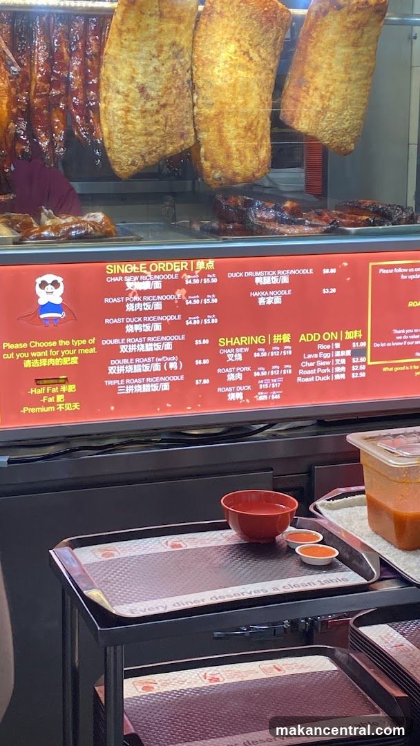Roast Meats Menu