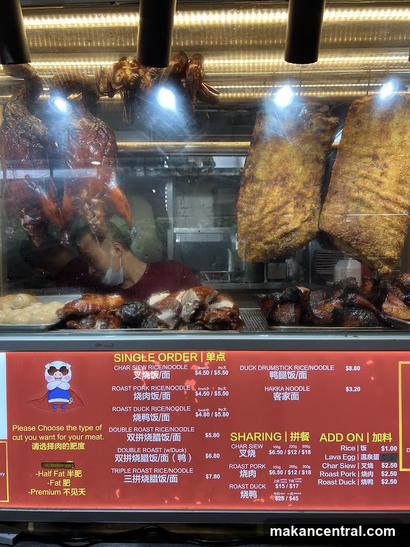 Roasted Meats Menu